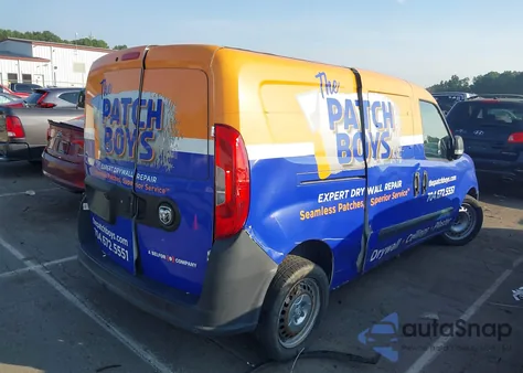 2017 Ram Promaster City z USA, uszkodzony, nr VIN ZFBERFAB8H6G97060